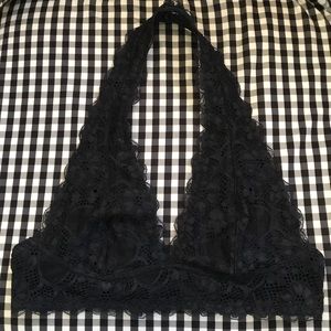 free people Galloon Lace Halter Bralette